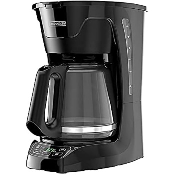 BLACK+DECKER Programmable Digital Coffeemaker,12-Cup Coffee Machine