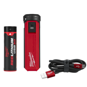 Milwaukee L4PPS301 REDLITHIUM USB Charger & Portable Power Source Kit