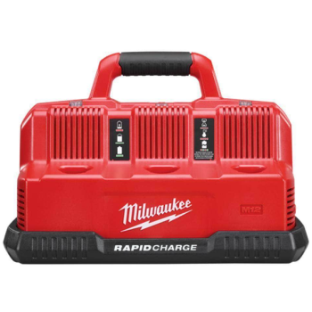 Milwaukee M12-18C3 12V & 18V Multi Voltage 6 Bay Rapid Battery Charger