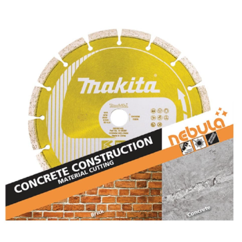 Makita B-56253 125mm (5") x 22.23mm Nebula Concrete Construction Segmented Diamond Saw Blade