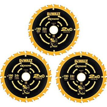 DEWALT Circular saw blades 3-piece pack 190 x 30, DT10399-QZ