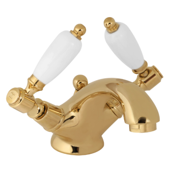 Deva Georgian Taps Basin Mixer Gold