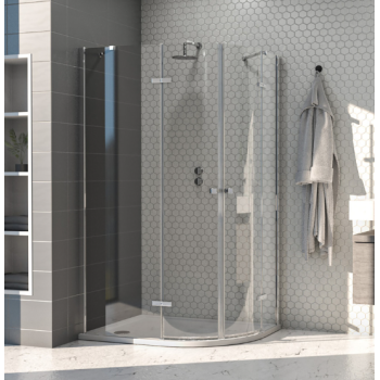 Frameless 8mm Offset Quadrant Shower Enclosure 1200x800mm