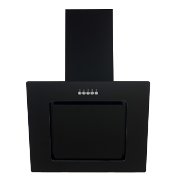 Cata 60cm Angled Glass Extractor Hood Black
