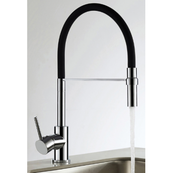 Montacute Pull Out Mono Mixer Kitchen Tap Black
