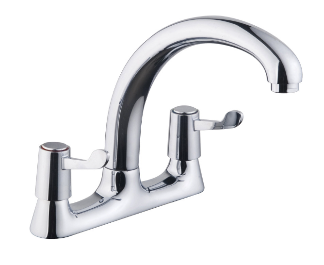 Contract Lever Deck Mixer Kitchen Tap
